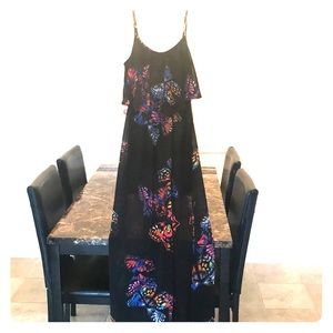Beautiful colorful butterflies maxi